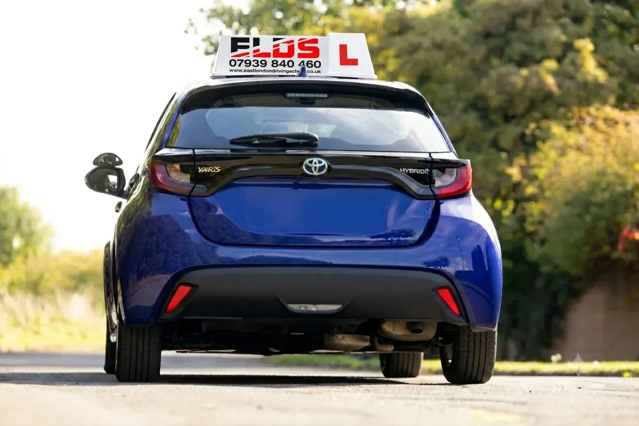 Driving school tuition car used for instructor training